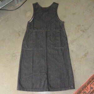 Muji Black Denim Jumper Dress